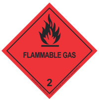 Flammable Gas Labels