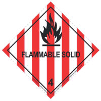 Flammable Solid Labels