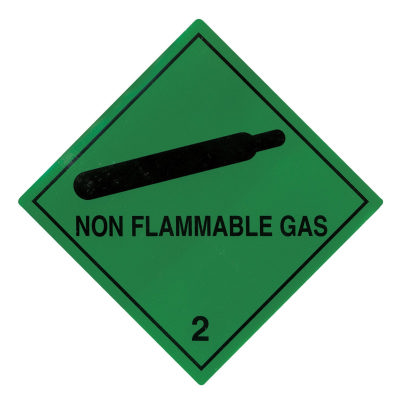 Transpal Non-flammable Gas Labels