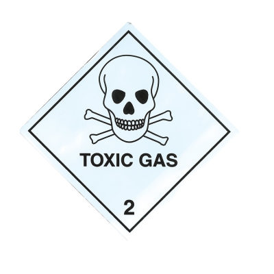 Transpal Toxic Gas Labels