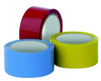 Coloured polypropylene acrylic tape