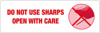 Do Not Use Sharps Labels